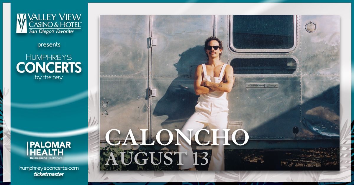 Caloncho, self-described as 'discodelic soul,' comes to Humphreys Concerts by the bay on August 13. Tickets on sale this Friday, February 16 at 10:00 a.m. >> buff.ly/3SUgwmO