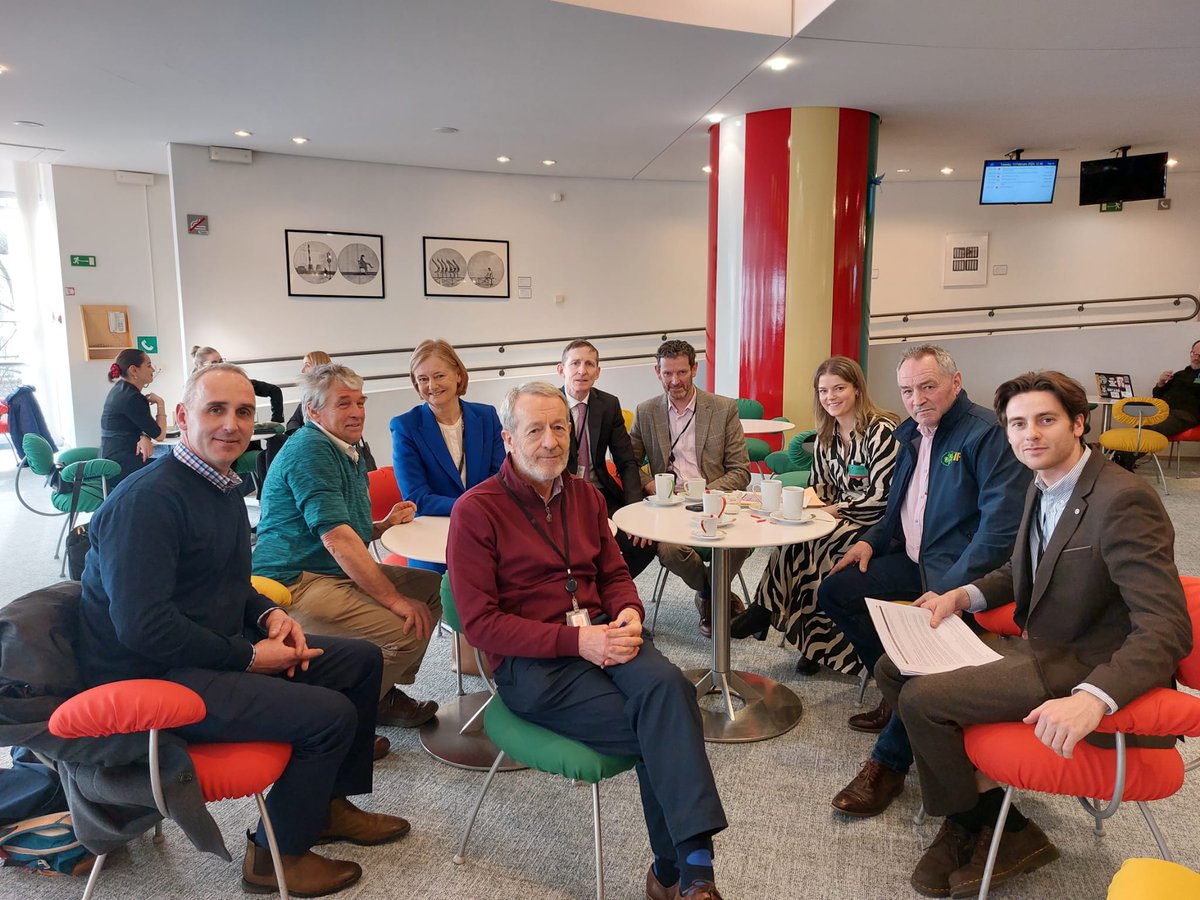 SarahHanley96's tweet photo. @IFAmedia Pig &amp; Poultry Chairmen today met with MEPS @BillyKelleherEU, Sean Kelly, @ColmMarkey, @DeirdreCluneMEP  Grace O' Sullivan, Mick Wallace, Luke Ming Flanagan &amp; Assistant to MEP Chris MacManus to discuss IED &amp; challenges for family pig &amp; layer farms https://t.co/HZL3SklqQp