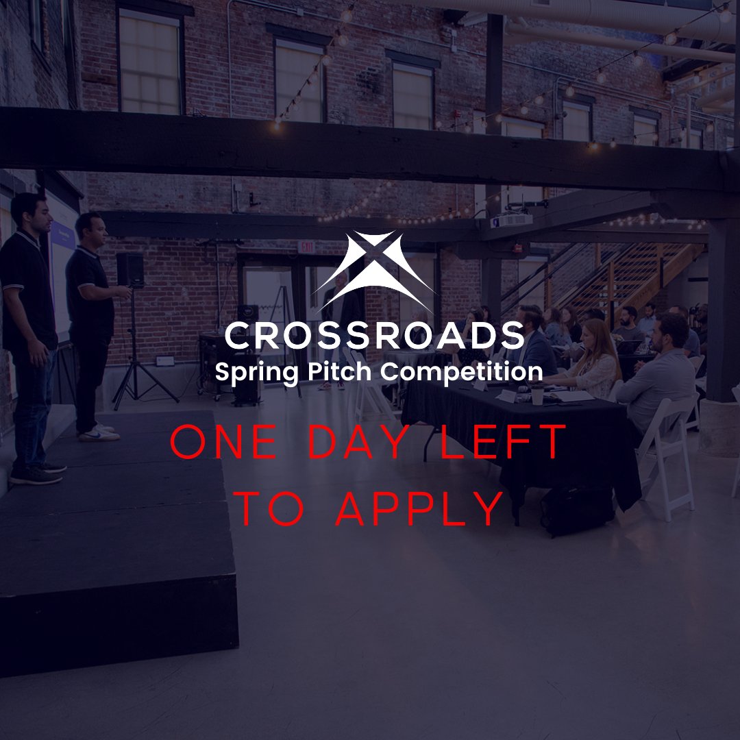 Tomorrow is the last day to apply for the Crossroads Spring Pitch Competition. If you’re an Indiana-based tech or tech-enabled startup (pre-seed or seed) with less than $250K in ARR — this is for YOU! Apply by tomorrow, Wednesday, February 14. crossroadspitch.com