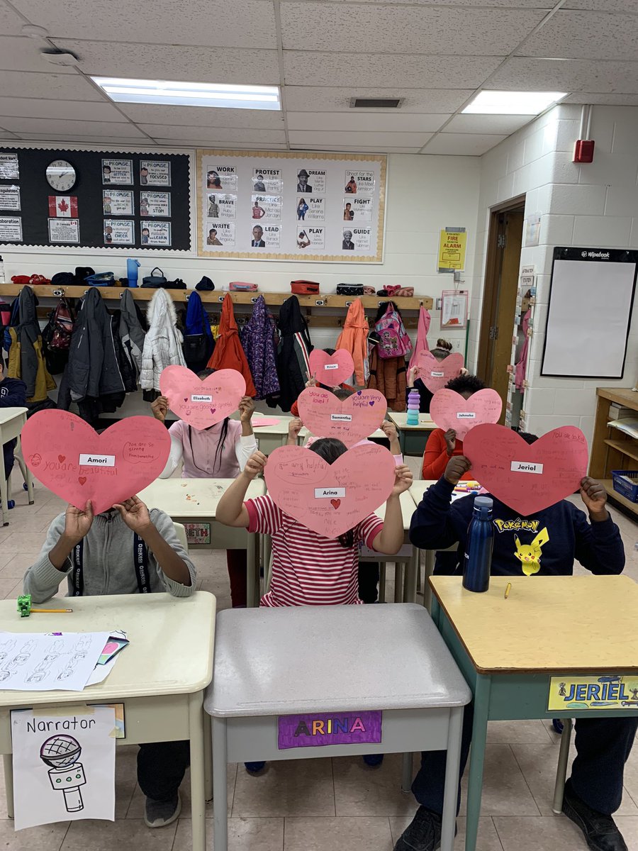Valentine’s Day Celebrations! 💌 Each student wrote a kind comment on a friendship heart. All students have a heart to take home filled with beautiful messages from their classmates 🩷😊 <a href="/SCG_TCDSB/">St. Charles Garnier</a> <a href="/loriana_romano/">Loriana Romano</a> <a href="/TCDSB/">Toronto Catholic District School Board</a>