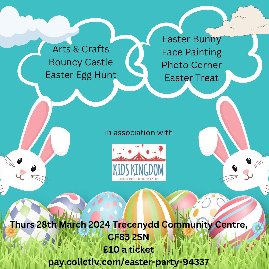 2/2... Easter Bunny. Every child gets an Easter treat, their face painted, a photo with the Easter Bunny in our photo corner &amp; also a bouncy castle - courtesy of Kids Kingdom . Book now to secure you &amp; your child's place at pay.collctiv.com/easter-party-9… 💚
