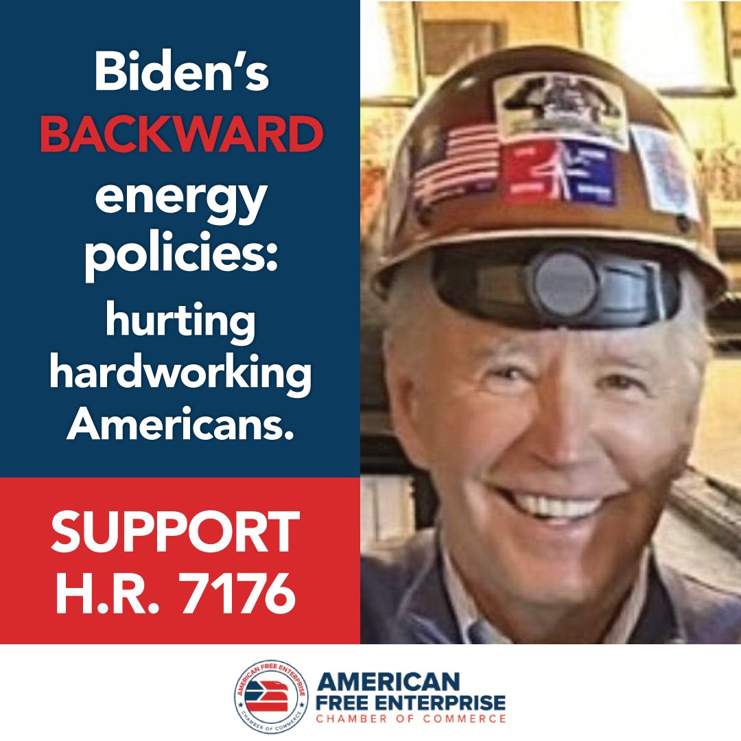 Take Action: Support H.R. 7176, The Unlocking Domestic LNG Potential Act President Biden’s is again pandering to the radical eco-left with his latest attack on reliable, abundant, affordable American energy: the LNG export ban. Learn more here: amfreechamber.com/unlockdomestic…
