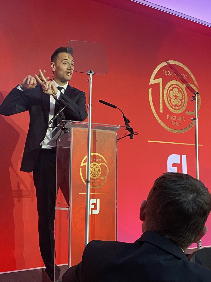 Fantastic evening celebrating 100 years of England Golf and the annual awards #EG100