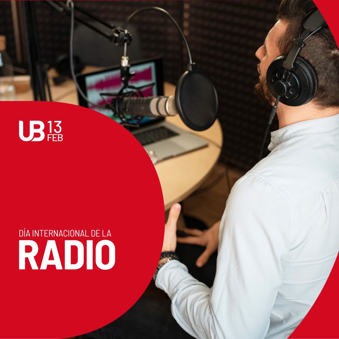 ubeduar's tweet photo. Celebramos hoy, la diversidad de voces, la libertad de expresión y la importancia de este medio de comunicación global. 🗣️🎙️
¡Feliz día mundial de la radio!
#DíaMundialDeLaRadio #RadioUB #UniversidadDeBelgrano #UB #DesafiáElMundoQueViene #UB60Años https://t.co/g5CudA8IjZ