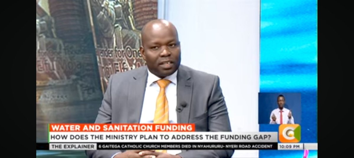 wstf_ke's tweet image. Willis Ombai " We anticipate to increase investments to the Water Sector by hosting the #WASIC2024 Conference. This is to supplement and  bridge the gap of financing to the sector standing at Ksh. 1 Trillion" 
@citizentvkenya 
@YvonneOkwara