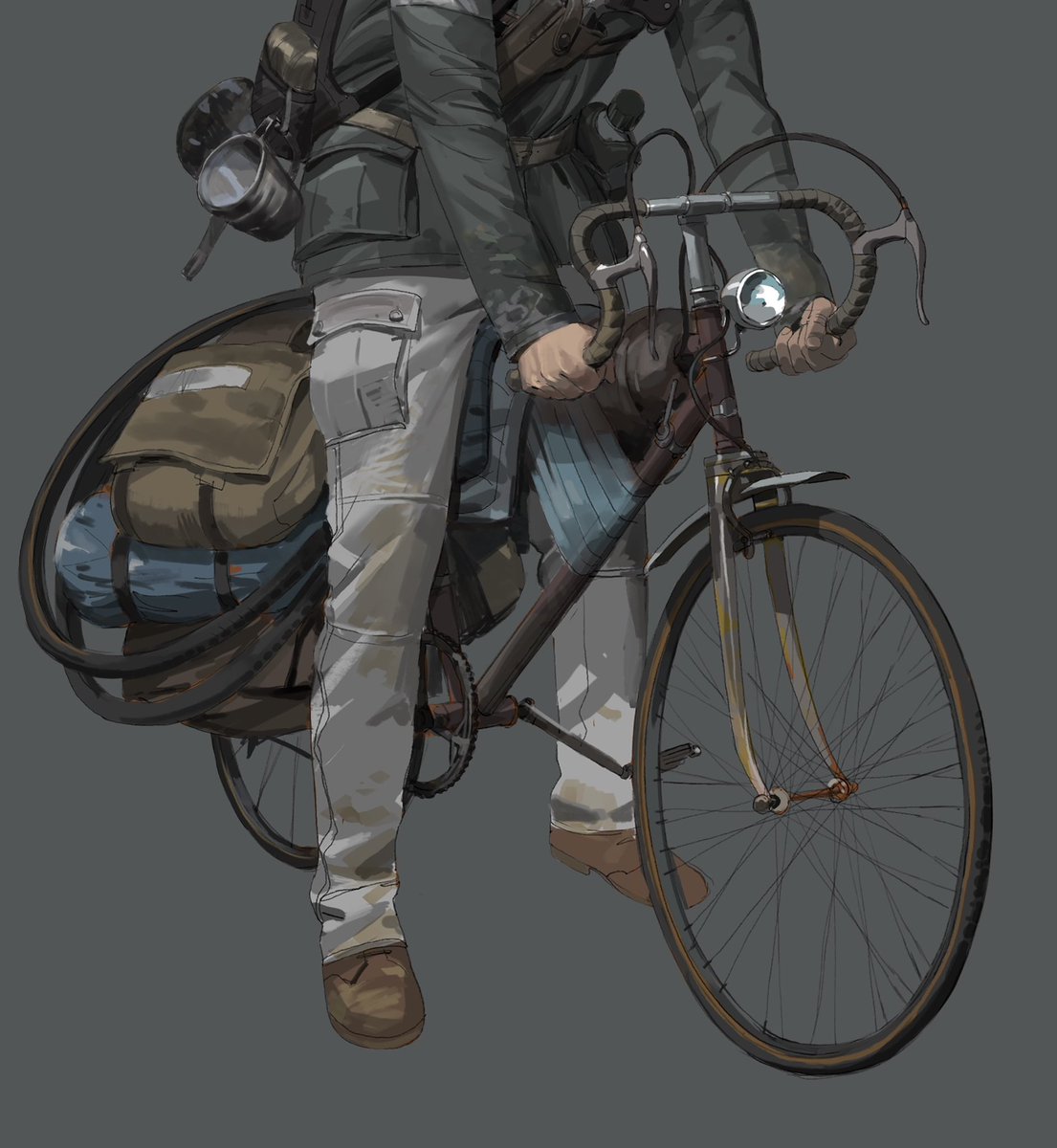 FShanyar's tweet image. #characterdesign #digitalpainting #bike