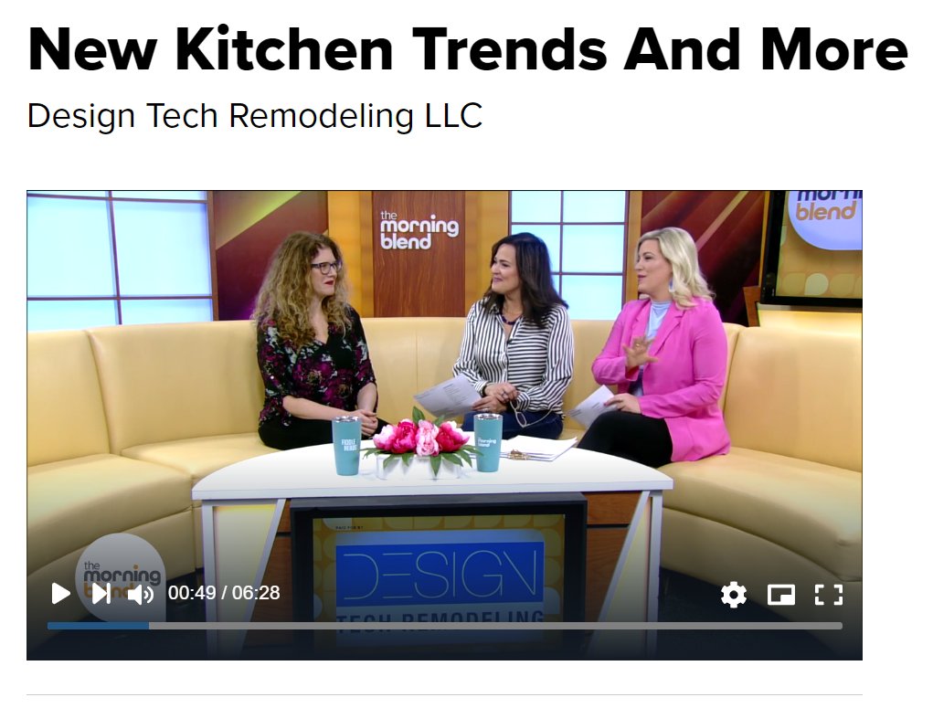 Check out Nicole Raffesnspeger, CKBR and Owner of Design Tech Remodeling on the Morning Blend this morning!
tmj4.com/shows/the-morn…

#MorningBlend #NicoleRaffensperger #DesignTechRemodeling