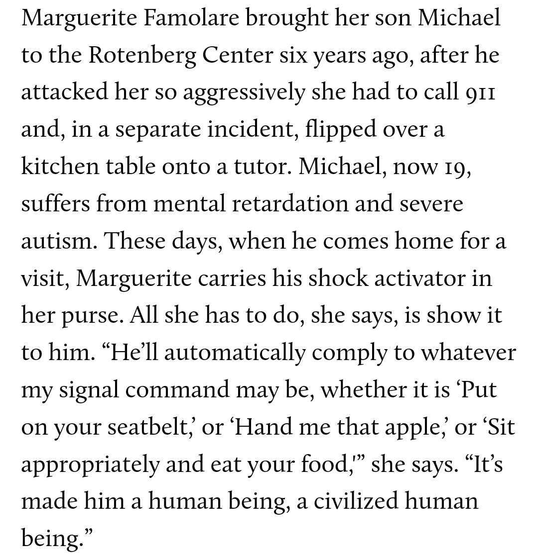 @AliceAvizandum Even the 'success stories' are the bleakest things I've read in my life. You've made your child into a dog that can do funny human tricks.