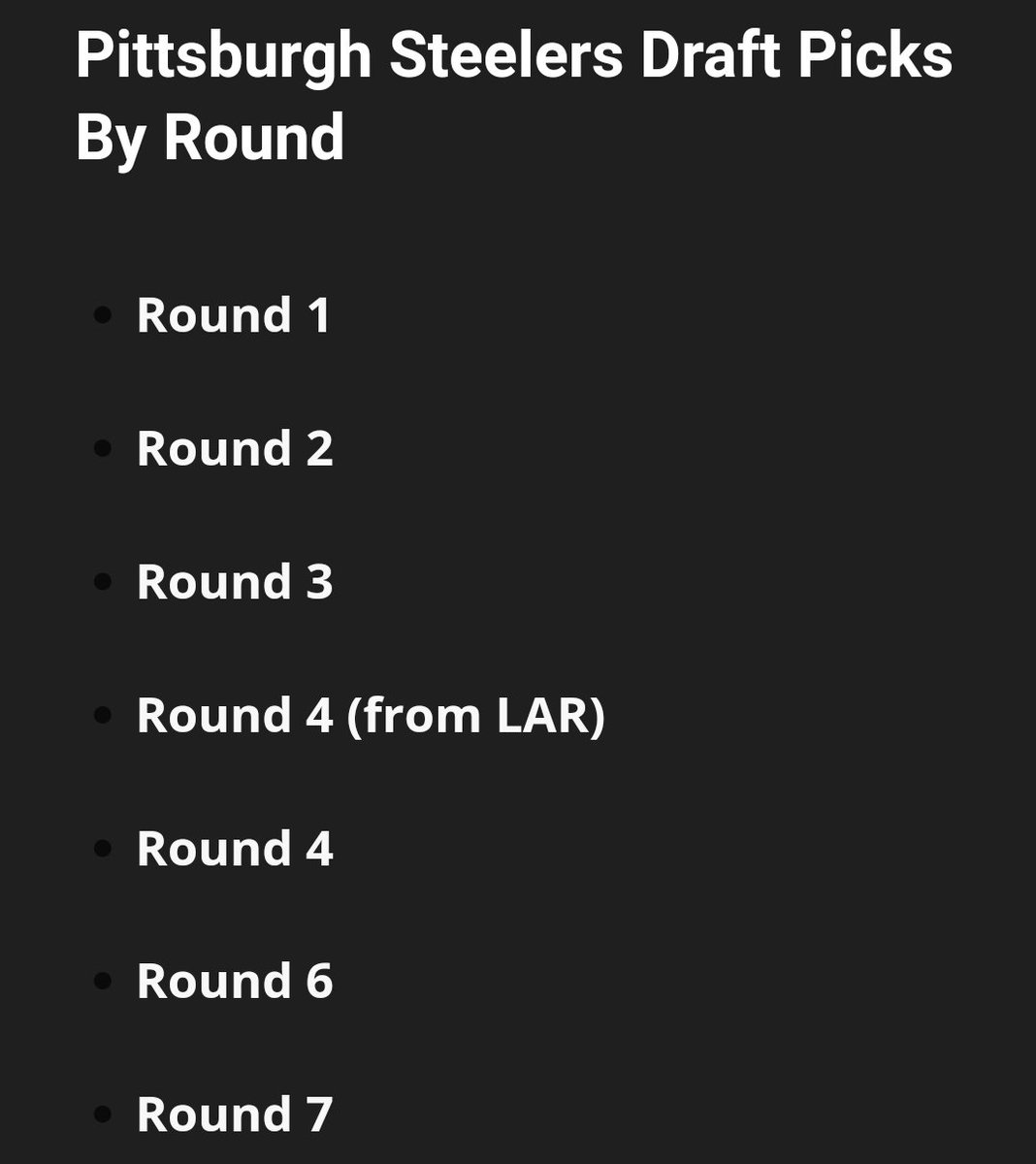 PlayMakaBK's tweet photo. #Steelers #NFLDraft2024 Got 7 Picks & @steelers are very aware of this & when you consider our Cap and needing to still free up $$$ after yesterdays' releases.....
This is Gold right now! We aren't a team with $50MM in Cap Space plus 12 draft picks!
#KhanMan Do Your Work! 🖤💛 https://t.co/TY9V825bEy