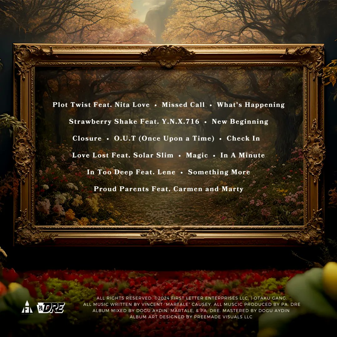 Pa_dre_beats's tweet image. New r&amp;amp;b album by @MartaleMusic fully produced by @Pa_dre_beats " closure " drops tomorrow on all streaming platforms.  🎨 by @PreeMade