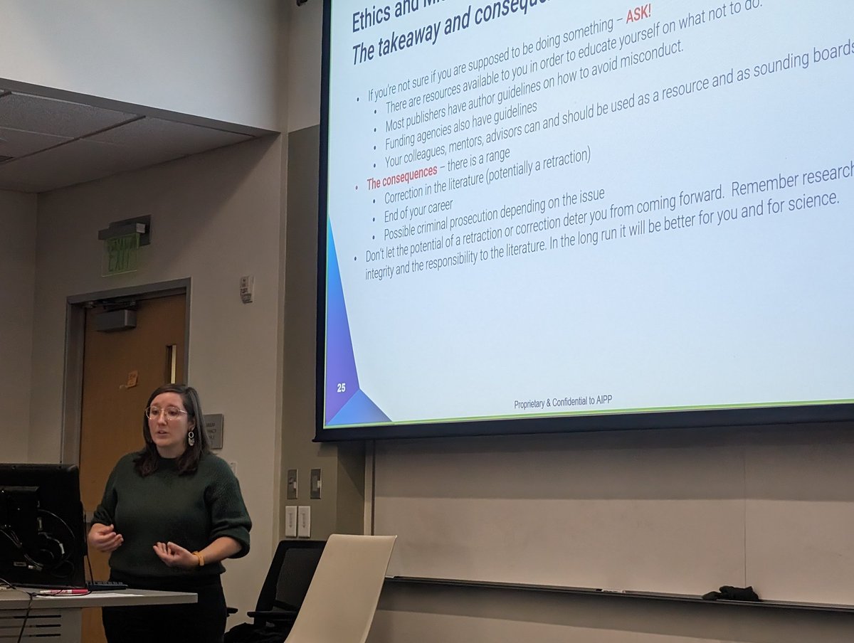 It was a pleasure to host Dr. Jenny Stein (<a href="/Jendotherm/">Jenny Stein</a>) from <a href="/JChemPhys/">The Journal of Chemical Physics</a> for a talk about publishing ethics at <a href="/GeorgiaTech/">Georgia Tech</a>