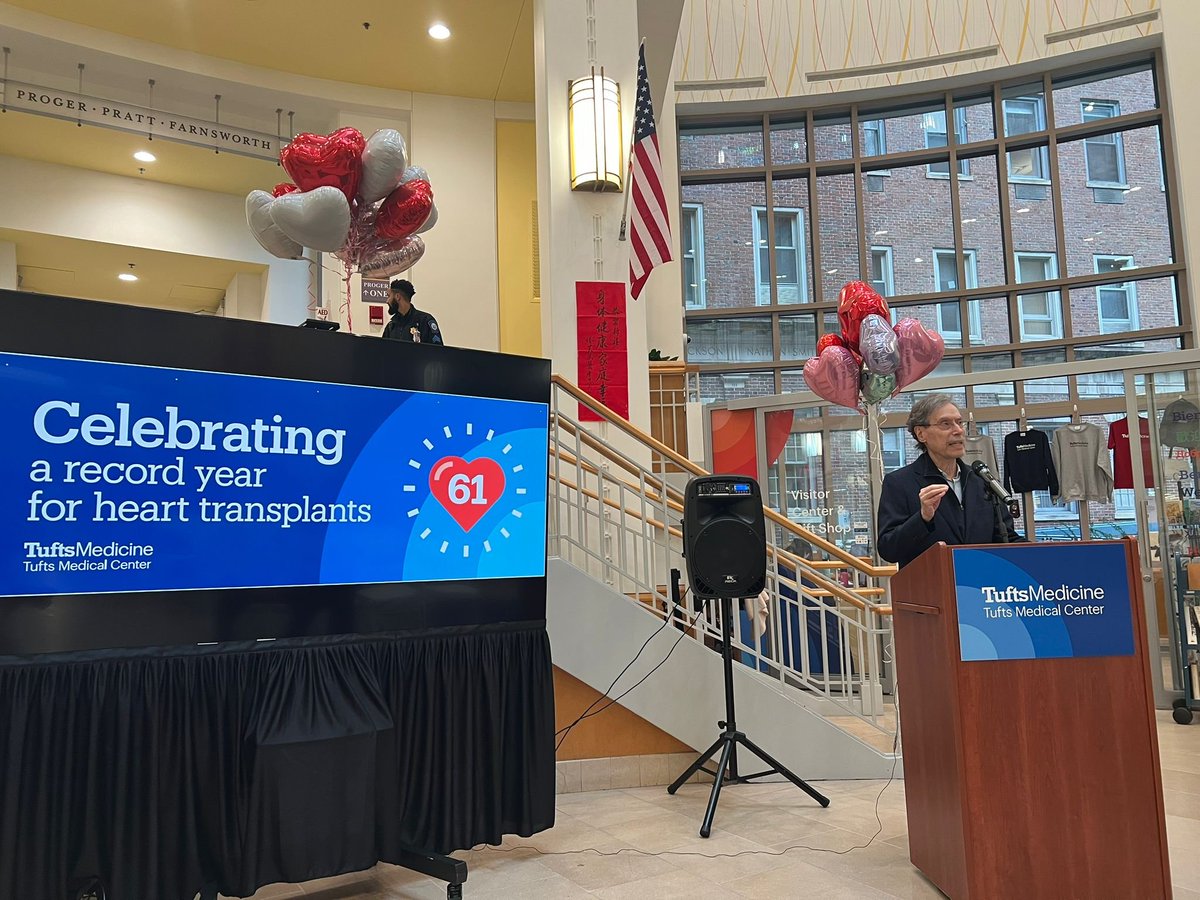 #HFWeek2024 at @TuftsMedicalCtr. Day Two: 'Heart Transplant Celebration Event' honoring donors @NEDonorServices, recipients and families @HeartBrothers1, and the amazing Tufts heart transplant team. 61 ❤️ in 2023, the highest annual volume in New England! @HFSA @Womenintxp_mcs