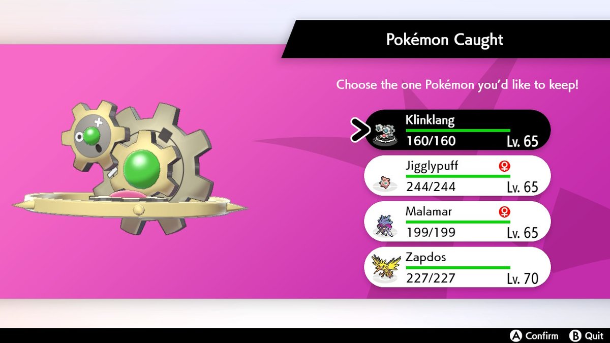 Got a shiny in DA in Pokemon Sword