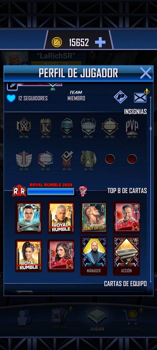 Richi01_SC's tweet photo. I'm looking for a RR24 team playing TSG b2b2b, I meet all the minimums. DM for activity proofs. I'm playing 3-4 TSG per day!

TSG grinder 
TBG full charged 15 attacks 

#WWESupercard https://t.co/98JGIYw95X