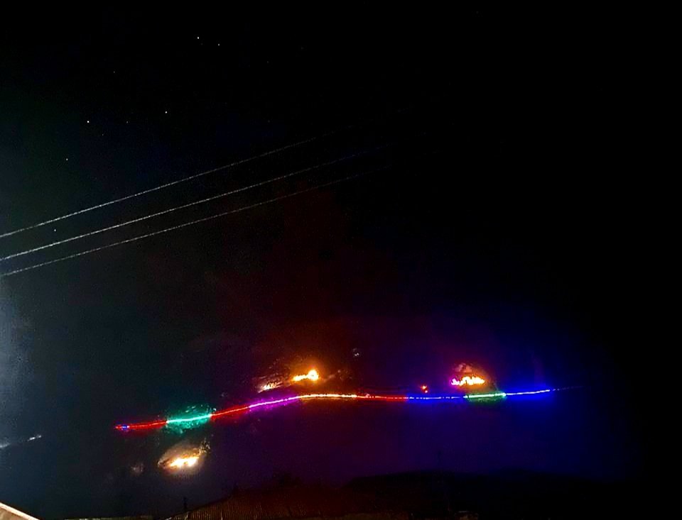 Gilgit is all lit up to celebrate the birth of Hazrat Imam Hussain (RA). Today I'll be praying for the end of zulm and oppression everywhere.