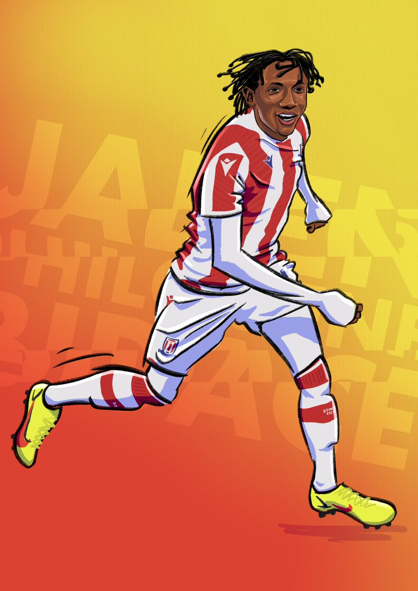 Did this Philogene illustration in February 2022 and never shared it, cos… Stoke.