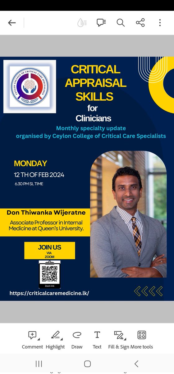 Don Thiwanka Wijeratne (@dr_dtw) on Twitter photo Thank you, Ceylon College of Critical Care specialist, for the invitation and for organizing this forum for your trainees. This is a great initiative towards enabling critical appraisal and knowledge dissemination among future clinicians. <a href="/QueensuDOM/">Queen's U Department of Medicine</a> <a href="/QueensUHealth/">Queen's Health Sciences</a> Thank you, Ceylon College of Critical Care specialist, for the invitation and for organizing this forum for your trainees. This is a great initiative towards enabling critical appraisal and knowledge dissemination among future clinicians. <a href="/QueensuDOM/">Queen's U Department of Medicine</a> <a href="/QueensUHealth/">Queen's Health Sciences</a>