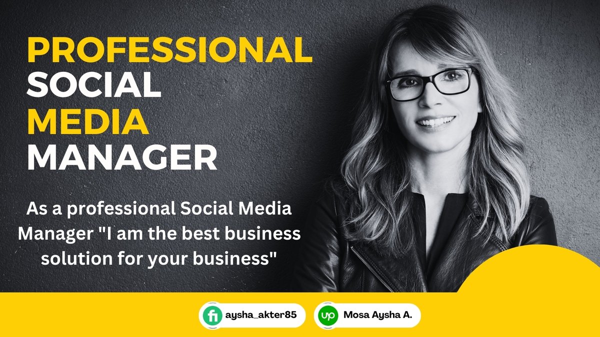 Hello there, I'm Aysha. I have worked professionally as a social media manager and organic growth strategy for over 5 years. #socialmediamarketing #socialmediamarketingagency #hyperlocalsocialmediamarketing #socialmediamarketingservices #socialmediamarketingjobs #marketing