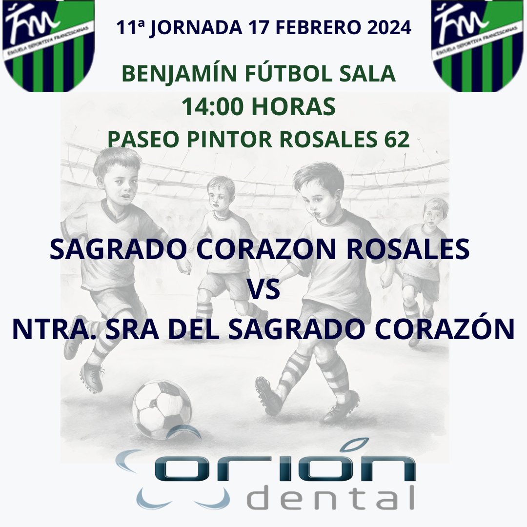 Horario del último encuentro de esta fase de la competición <a href="/DeportesECM/">DeportesECM</a> que ha sido intensa y llena de aprendizaje en la nueva categoría.Seguiremos poniendo en marcha todo lo que vamos aprendiendo en los entrenamientos y con ganas de pasar una gran mañana de deporte escolar!!!