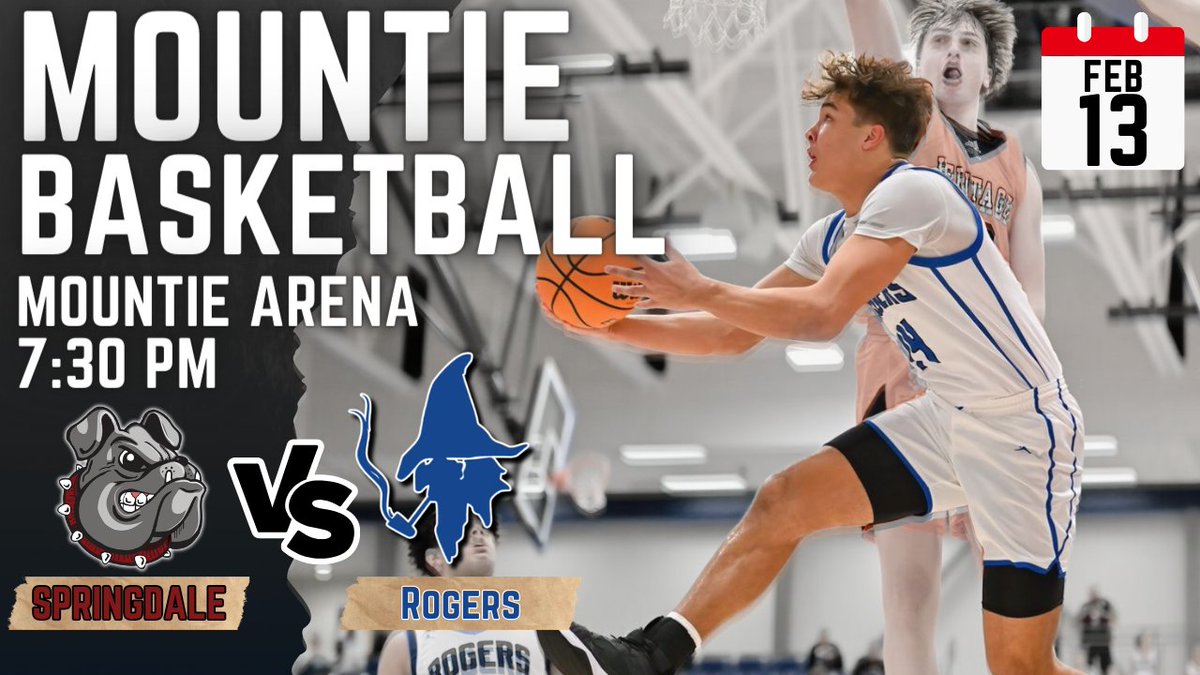 Its game day.  
5:05pm JV Boys (King Arena)
7:30pm Var Boys (Mountie Arena)