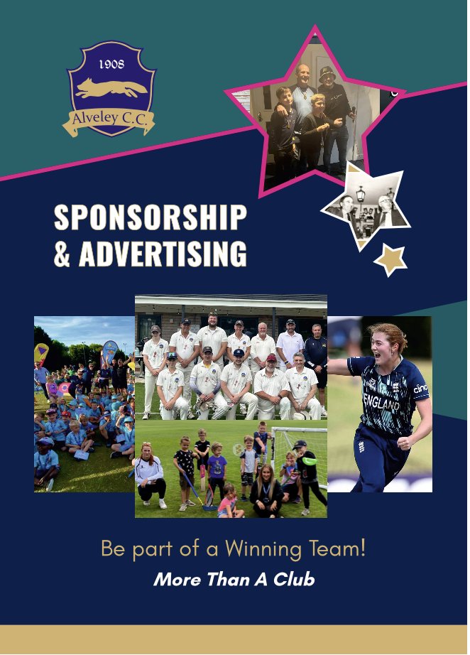 alveleycc's tweet photo. We are now looking for new sponsors to help us drive the club forward.

We have a flexible approach and will try to accommodate most requests. If there is something that you want that we are not currently offering, we’d love to hear from you.

#sponsors #bridgnorth #shropshire https://t.co/AHRVzY0P0G