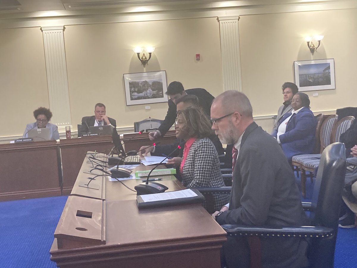 Hearing has begun! Bill Sponsor <a href="/JheanelleW/">Jheanelle Wilkins</a> shares on the plethora of support from local electeds up to the Moore administration! 
On the first panel <a href="/MDHousing/">Maryland Dept of Housing & Community Development</a>, <a href="/MDLegalAid/">Maryland Legal Aid</a>,<a href="/NAACP_LDF/">Legal Defense Fund</a> support Just Cause! #mdga24
#HousingJustice