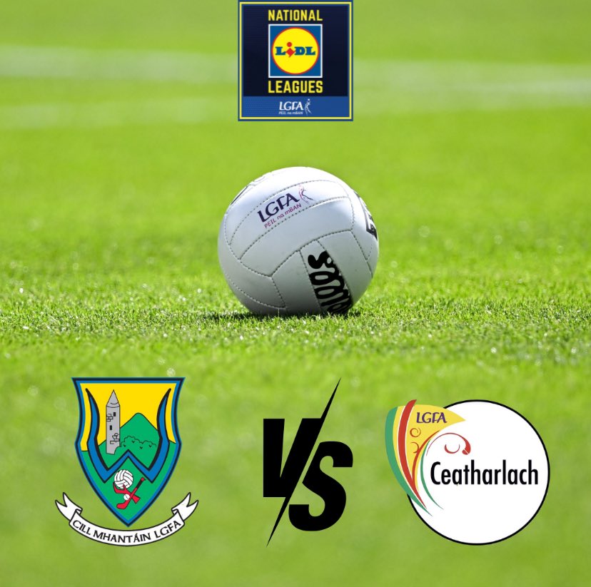 This weekends <a href="/lidl_ireland/">Lidl Ireland</a> National League Game against <a href="/Wicklowlgfa/">Wicklow Ladies</a> 

📅 Sunday 18th Feb
⏰ 3:15pm throw-in 
📍 Echelon Park, Aughrim, Wicklow
🎟️ universe.com/events/lidl-na… 
All support greatly appreciated!❤️💛💚
<a href="/MooreEnvironme3/">Moore Environmental</a> <a href="/Natsport/">Nationalist Sport</a> <a href="/LeinsterLGFA/">Leinster LGFA</a> <a href="/scorelinesport/">Scoreline.ie</a>