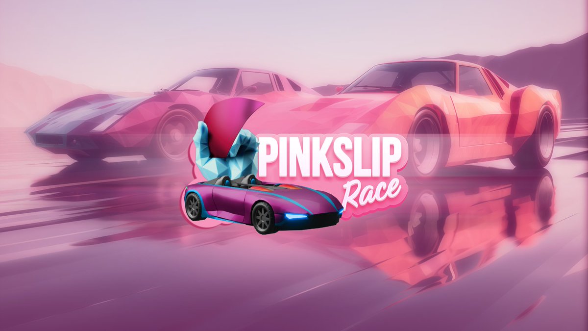 Coinracer's tweet photo. Beating your opponent not enough?! You want to take their car after the race, for the ultimate bragging rights?!

Well then, Pinkslip Race is for you! 1v1... winner takes ALL!