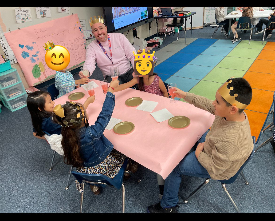 FWISDEdTech's tweet photo. From troubleshooting tech to joining a royal tea party @WaverlyParkFW with Ms.Ramirez, every day in EdTech brings fun and delightful surprises! 🍵👑 #FWISD #FWEdChat https://t.co/qIHQ3DI12Z