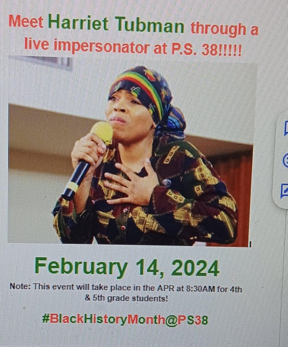 Let the excitement continue as we celebrate Black History Month at PS38!!!!