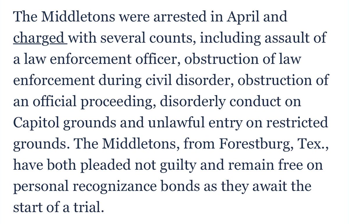 Laurieluvsmolly's tweet photo. 🚨JUST ANNOUNCED-GUILTY on all charges! Judge Moss will make a decision at 4:30ET as to whether the couple will be taken into custody.
~Mark Middleton is so arrogant he ran for office after #J6.
~Neither have an ounce of remorse.
~They’re going to prison! #FAFO #MAGACult https://t.co/QrDosDcpSx