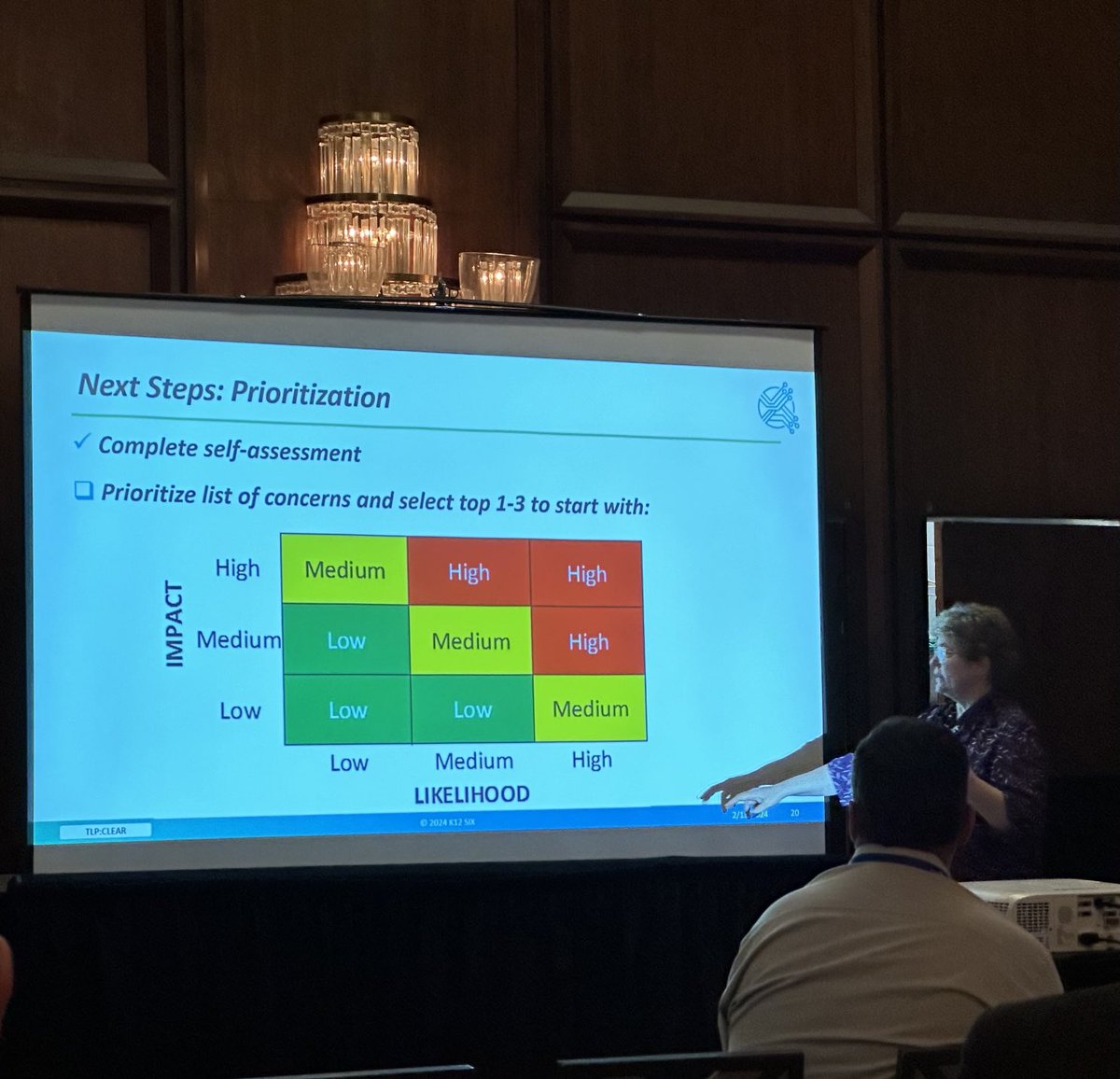 Diving deeper into the #k12six cybersecurity controls. Love that the self assessment creates a prioritized list!