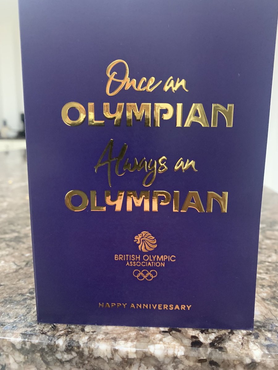 Lovely to receive this from the British Olympic Association today - can it really be 30 years?!
