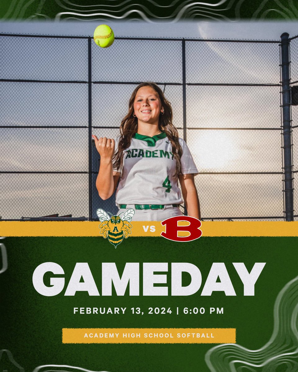Today is the home opener for Academy Softball! Come out and support as we take the field versus Belton to begin the 2024 season!

🗓️ February 13, 2024
🆚 Belton High School
📍 Academy High School
⌚️ 6:00 PM