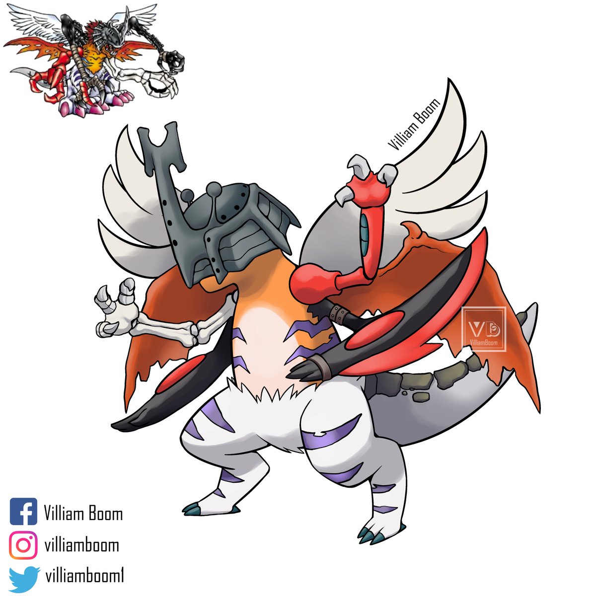 New commission for kenzo2782 on insta!! a Kimeramon made with parts of Digimon X Pokemon fusions I did. Do you know who each part belongs to? #pokemon #fakemon #pokefusion #pokemonart #PokemonScarletViolet #villiamboom #digimon #digimonadventure #digimonfanart