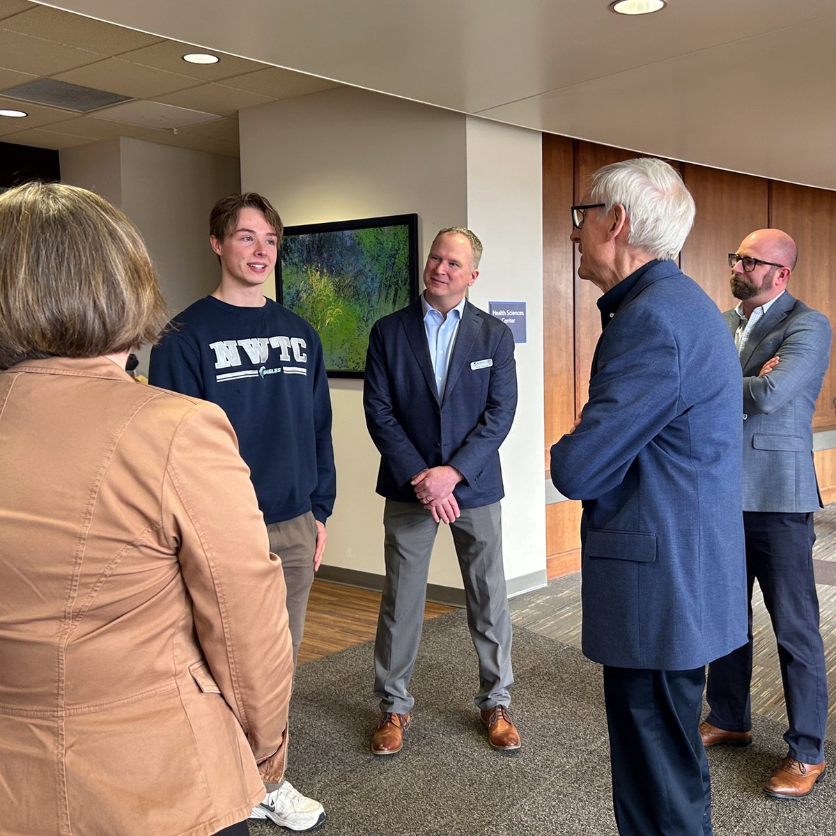 Thank you @GovEvers and @MayorGenrich for touring our #NWTC Health Sciences facilities today. We look forward to working together to grow a sustainable healthcare workforce in Wisconsin! #NWTCproud #healthcareworkers #healthcare