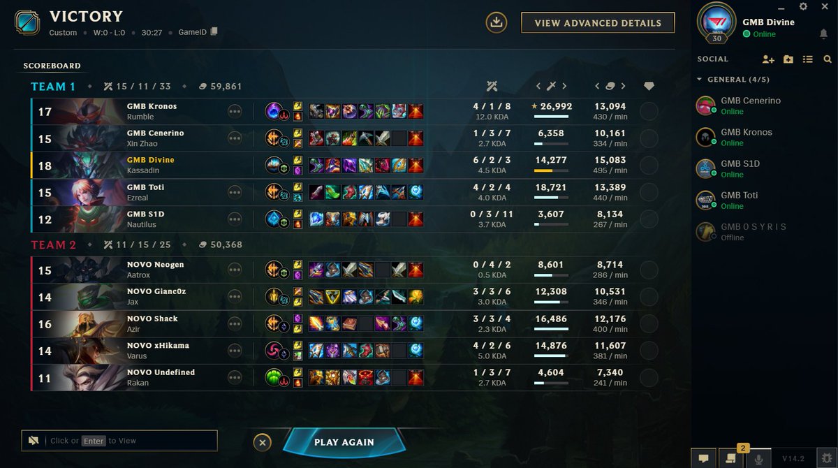 kassadin with the Bible, my top is zeus
gg <a href="/Shackista/">Shack</a> @Neogen_lol ❤️