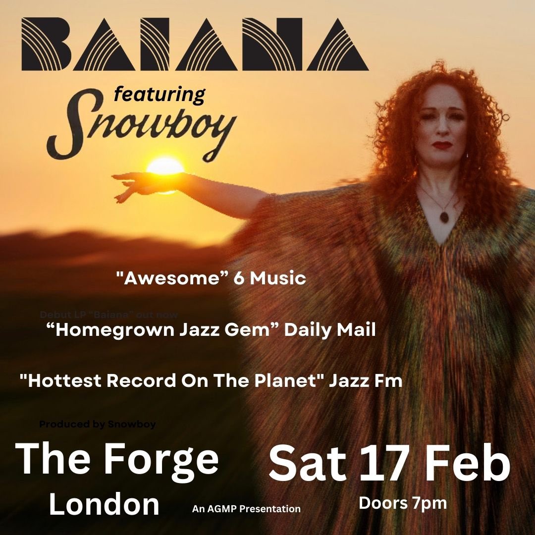 4 days to go till our special show @TheForgeCamden London performing the entire album featuring and musically directed by the legend who produced it SNOWBOY Sat 17th Feb - it’s gonna be 🔥🔥Tix via seetickets.com or Forge website Hope you see you there 😍