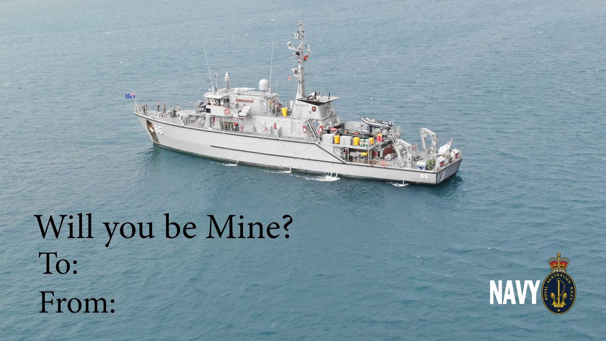 💌 Happy Valentine's Day from #AusNavy! 🥰 ❤️ Looking for that perfect  Valentine's card, we've got you covered! Tag your Valentine or tell us your  best Valentine's Day line below ⬇️, image size:1200x675