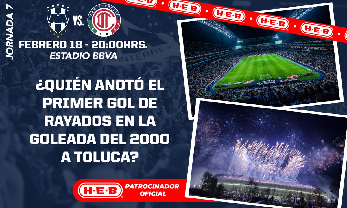 HEB_mexico's tweet photo. H-E-B te invita al BBVA para que apoyes a @Rayados 💙🤍
Sigue estos pasos para participar: 
- Comparte esta publicación 🔃
- Deja en comentarios tu respuesta 💬
- Revisa Términos y Condiciones. 
¡Listo! Ya estás participando. 
Mucha suerte 🍀 https://t.co/p9p68WlrSy