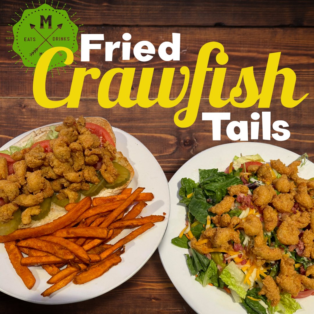 MartinsBar39201's tweet photo. Do you have a crawfish hankering?
Martin’s specials this month is fried crawfish tails.
Enjoy them over a salad, on a po’boy or as an appetizer!
#MartinsSpecials #MartinsDowntownJxn #CrawfishTails #FriedCrawfish https://t.co/zvqSuEW13l