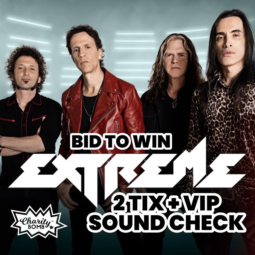 We donated 2 tickets and VIP soundcheck experience to the show of your choice to help benefit <a href="/charitybomborg/">Charity Bomb</a> mission to create mentally strong communities through #EQ education!

Let's #raisestrongchildren! Learn more here: bit.ly/ExtremeTixVIPS…