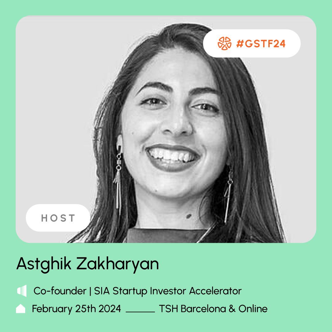 🌟 Up next in #GSTF24 highlights: "Angels for Growth" panel 🌟 Join <a href="/AndersenTaryn/">Taryn Andersen</a>, <a href="/ursrothmayr/">Urs Rothmayr</a>, <a href="/merchtg/">Merce Tell</a>  &amp; host Astghik Zakharyan for an insightful dive into investing &amp; startup growth. 🚀

📅 Feb 25, #Barcelona . 🔗 Details: ww.gstfestival.com