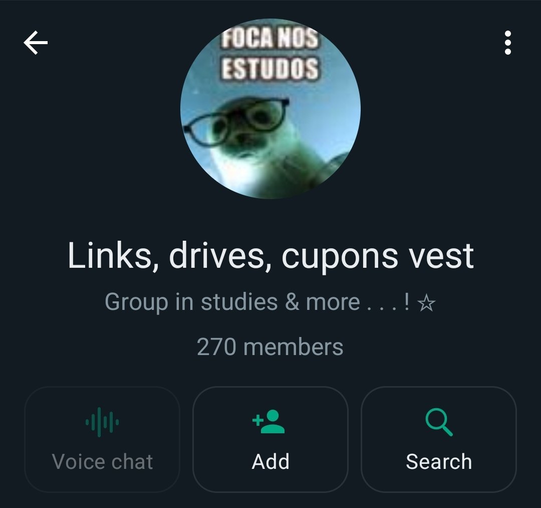 nanda_studymed's tweet image. ⚠️ Eu tenho um grupo de study no WhatsApp com links/drives de #vestibular (é aberto pra vcs mandarem tbm), tem 270 membros, fica dentro de uma comunidade

Pra entrar: 
- Comente "in"
- Me sigam (mando link no direct)
- ↺ e ♡ (pra chegar em + gnt)

#studytwtbr #studytwt #estudos