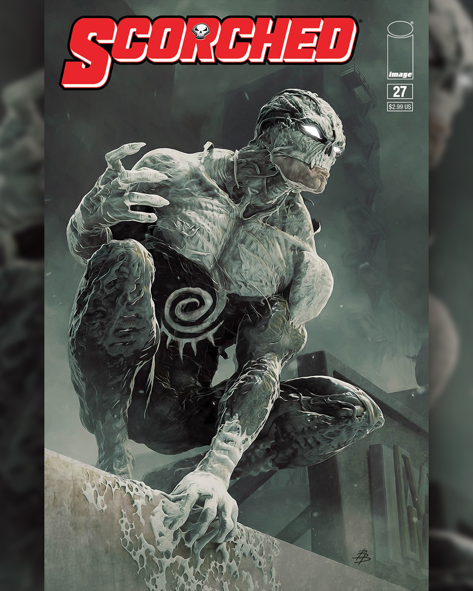 ❄️COOL❄️ cover by @bjornbarends for SCORCHED #27! out on 3/13!

 #spawnscorched #scorched #teambook #imagecomics #art #comics