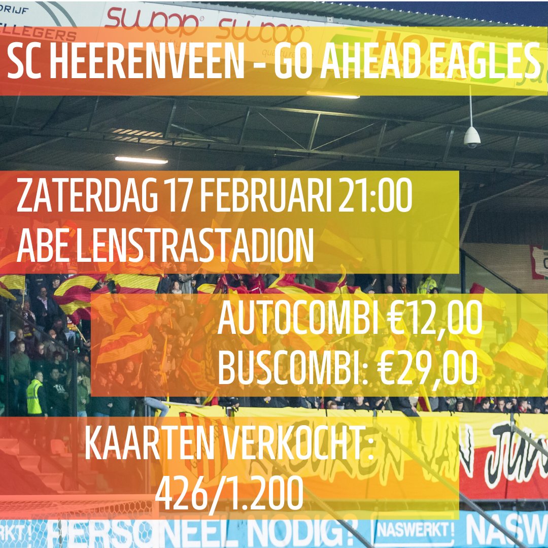 gae_awaydays's tweet photo. Heb jij jouw ticket(s) al?
De verkoop is nu geopend vanaf 0 loyaliteitspunten!

#heegae https://t.co/ka312yJWnP