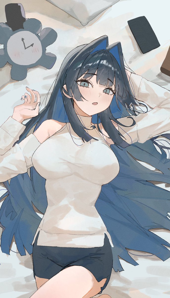 Arch_05x's tweet photo. gave up finishing this,  i'll show it anyway 👍💙
#kronillust https://t.co/nG9UHvNWpa