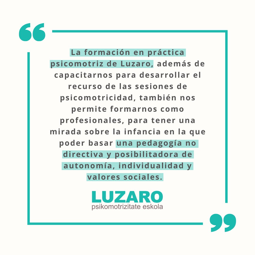 ¿Has pensado alguna vez en formarte en #psicomotricidad? 

Si trabajas con la infancia, no te pierdas los cursos de sensibilización que organizaremos en Bilbao, Donostia y Vitoria, en colaboración con <a href="/UNED_Bergara/">UNED Bergara</a> . 

Te esperamos: luzaro.net/cursos-de-sens…

[Plazas limitadas]