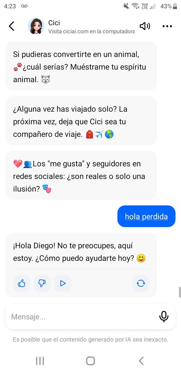 hola perdida