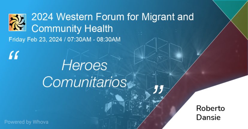 robertodansie's tweet photo. Nos vemos en mi apertura en español para la Conferencia de Promotores de Salud en Seattle, Washington. Con gusto, Roberto Dansie, PhD

#migranthealth #communityhealth https://t.co/1bv5oNSTlv